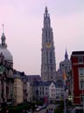 Antwerp Cathedral from Steenplein - Antwerp