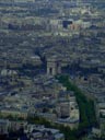 Arc de Triomphe from Eiffel Tower