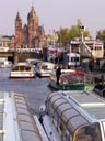 Tour Boats near Centraal Station, Amsterdam, Holland