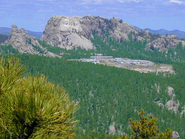 Mount Rushmore from Iron Mountain Road<br>Custer State Park, South Dakota